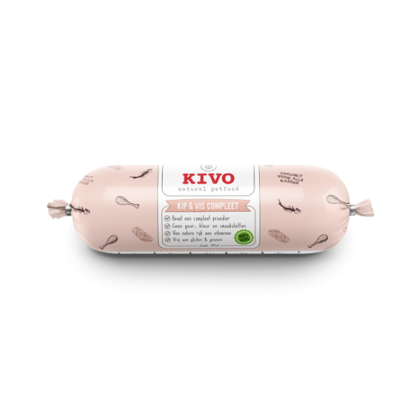 Kivo kip en vis compleet 10 x 1 kg