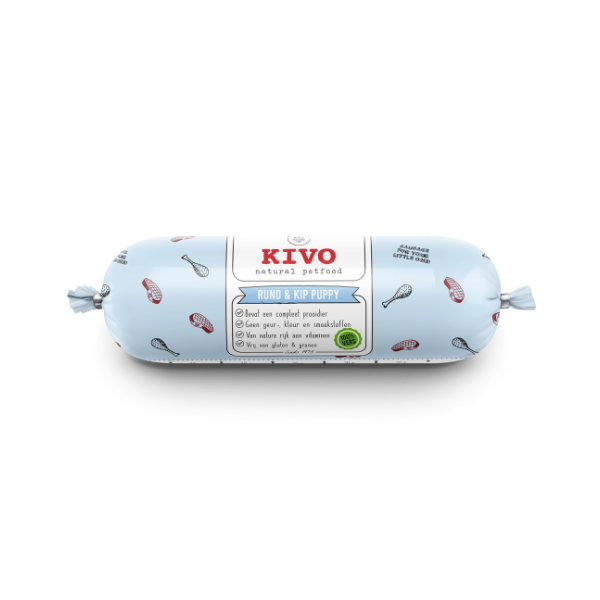 Kivo rund en kip puppy compleet 10 x 1 kg