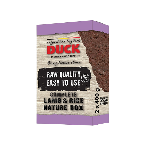 Duck nature box lam/rijst 10x2x400 gr