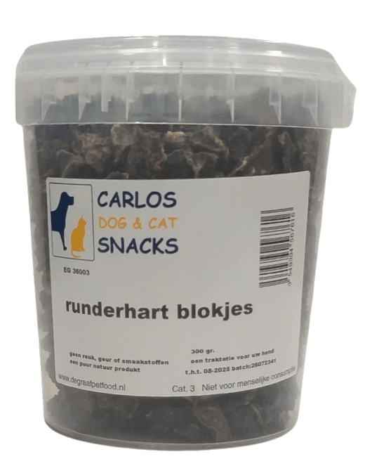 Carlos runderhartblokjes in pot 6 x 300 gr